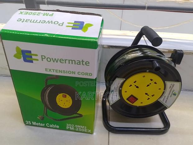 Powermate Extension Cord Reel 25m 2.5mm