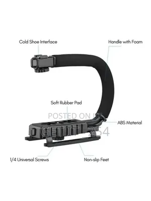 U Shaped Video Making Bracket Now Available in Black