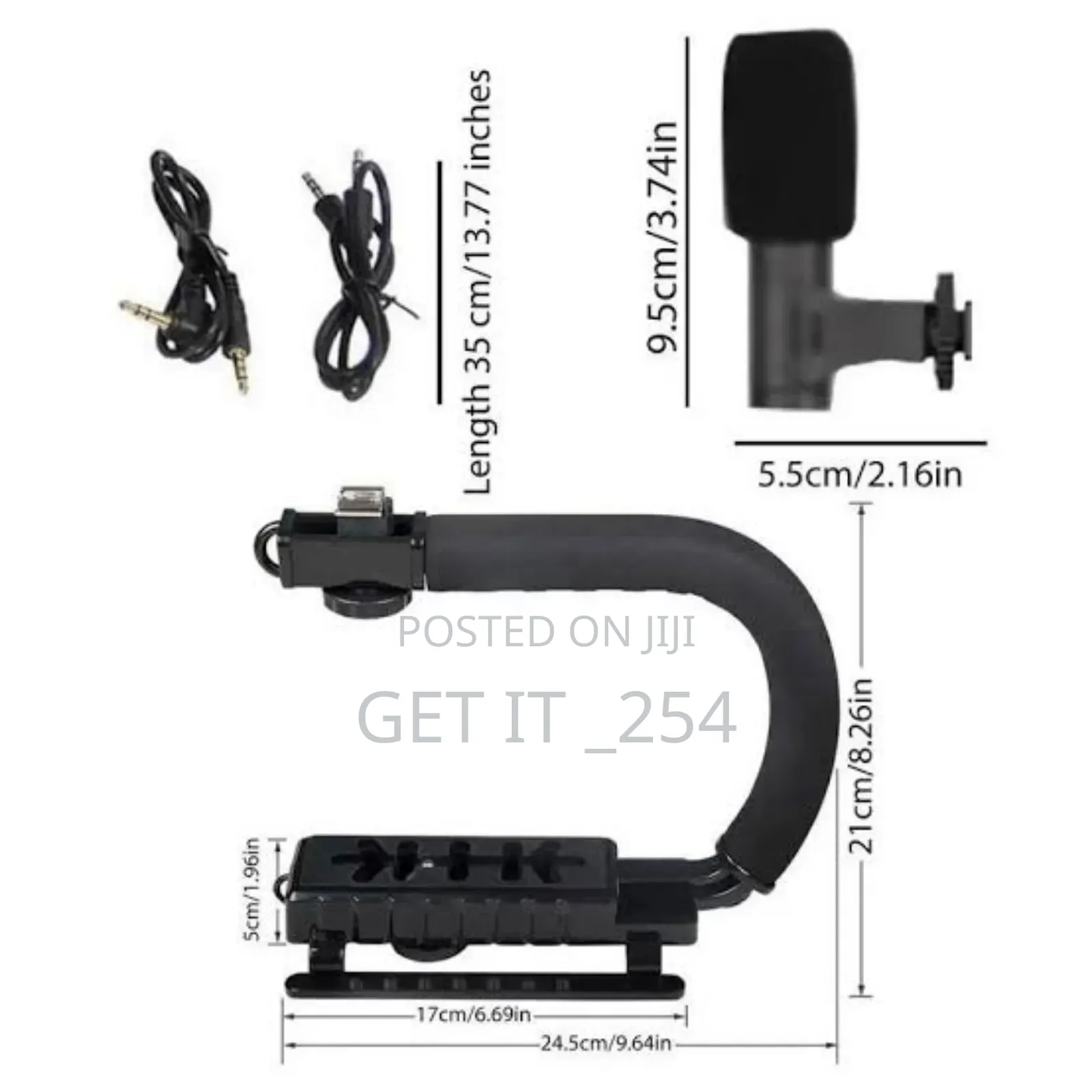 U Shaped Video Making Bracket Now Available in Black