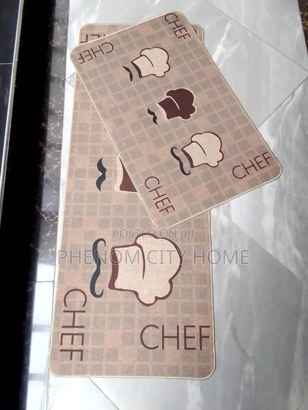 Grayish Binded Kitchen Mats - thumbnail 2