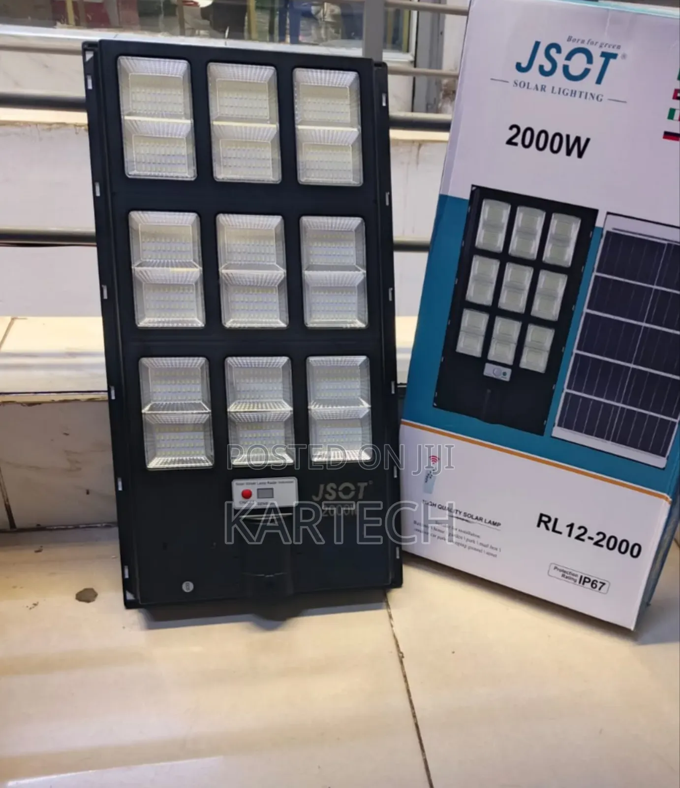 Jsot Rl12-2000 Solar Street Light With Motion Sensor 2000w