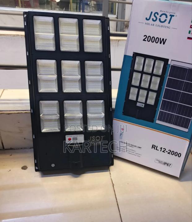 Jsot Rl12-2000 Solar Street Light With Motion Sensor 2000w - main view