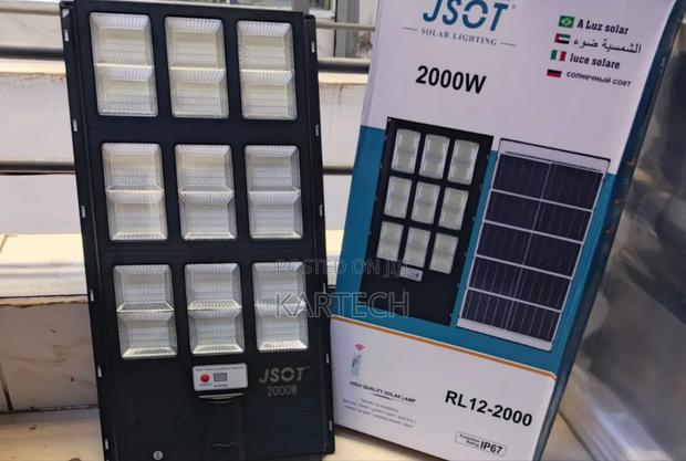 Jsot 2000w Solar Street Light With Motion Sensor - main view