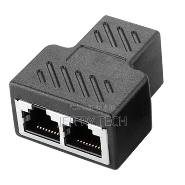 RJ45 LAN Coupler Adapter Splitter 1 to 2 Female 8P8C