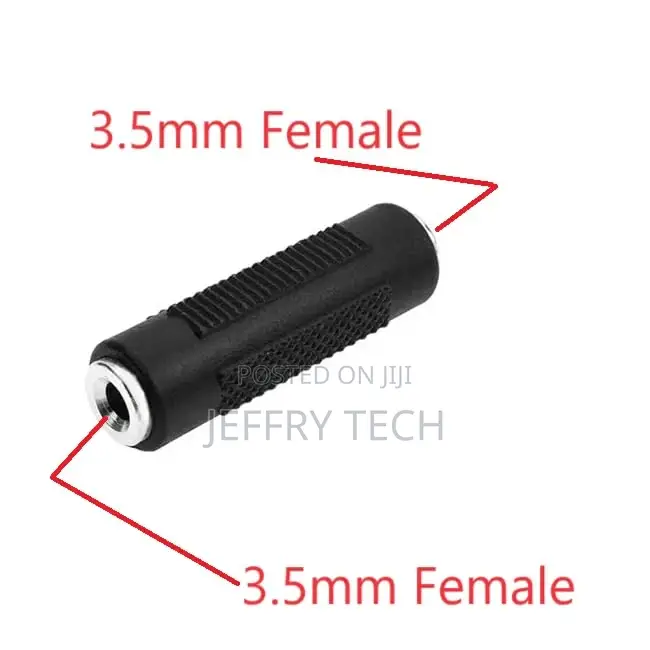 3.5mm Female to 3.5mm Female Stereo Audio Sound Converter