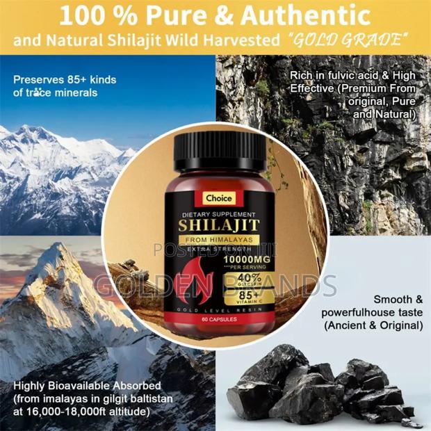 Original Shilajit Capsules 10000mg High Purity Mineral - thumbnail 3