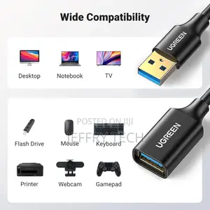 Ugreen US129 USB3.0 Male to Female Extension Cable 90722(5m)