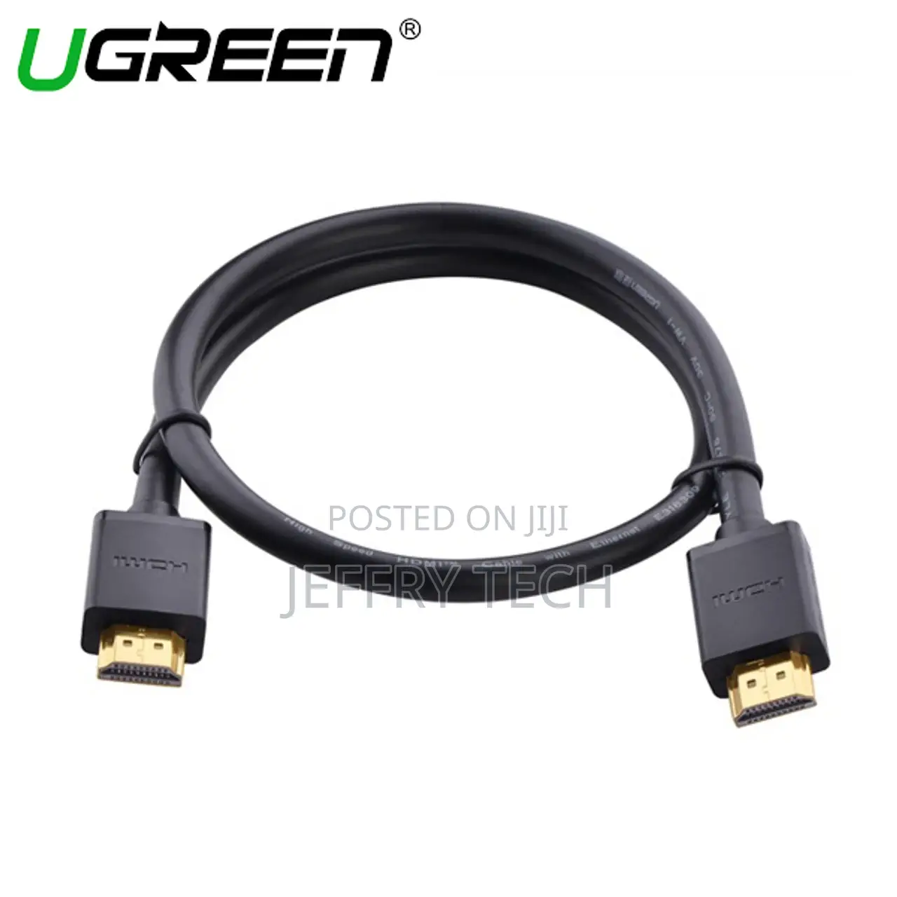 UGREEN 10106 Male HDMI to Male HDMI Cable With Ethernet 1M