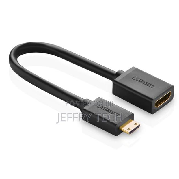 UGREEN Mini Male HDMI to Female HDMI Adapter Cable ( 22cm )