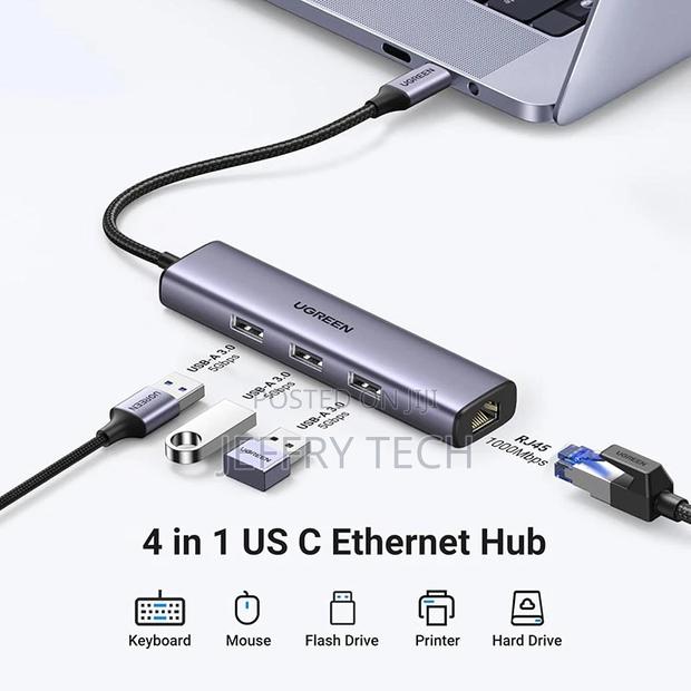 UGREEN 4-in-1 USB-C Multi-Function Hub (UG-60600) – Gray - thumbnail 2