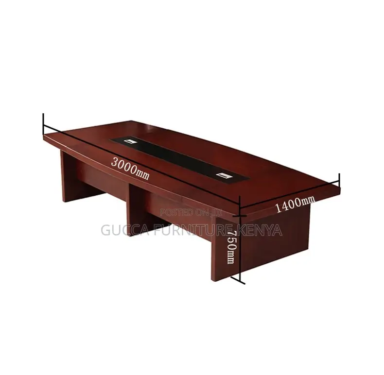 Boardroom Tables:30cm Mahogany Solid Wood Conference Table