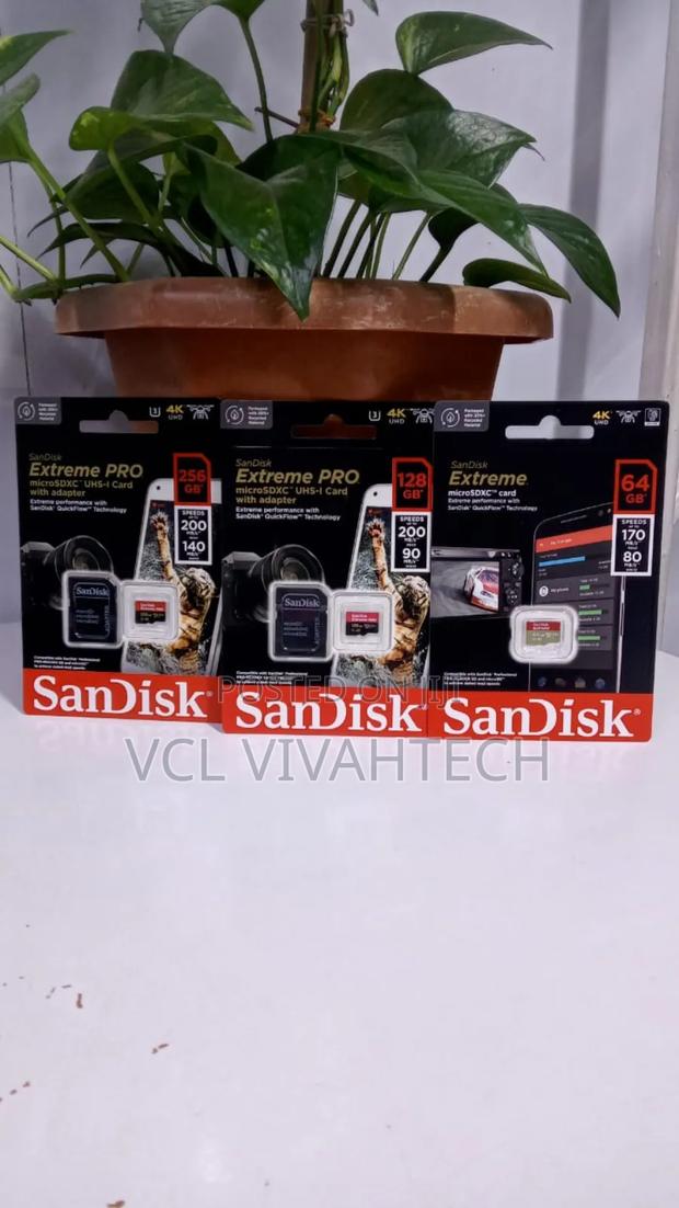 Sandisk Extreme PRO 256gb Micro SDXC Memory Card