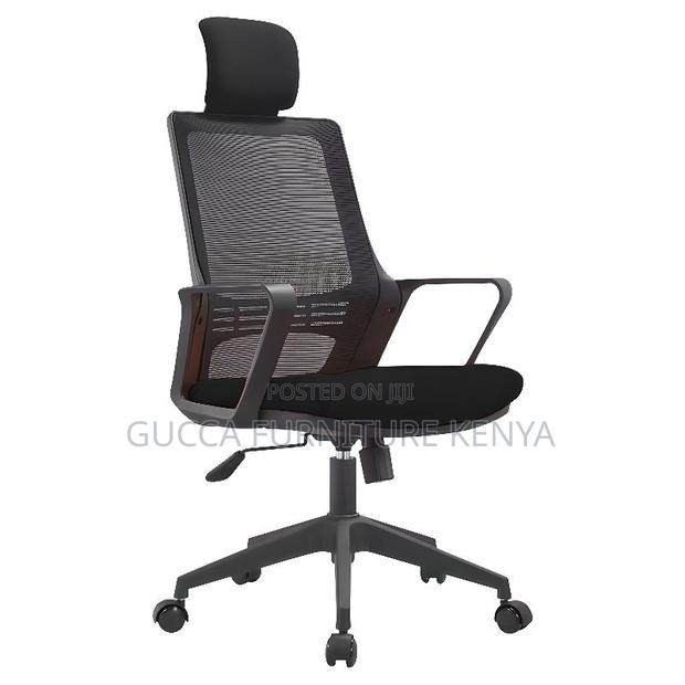Office Chairs: Ergonomic Mesh Upholstered Home Office Seat - thumbnail 3