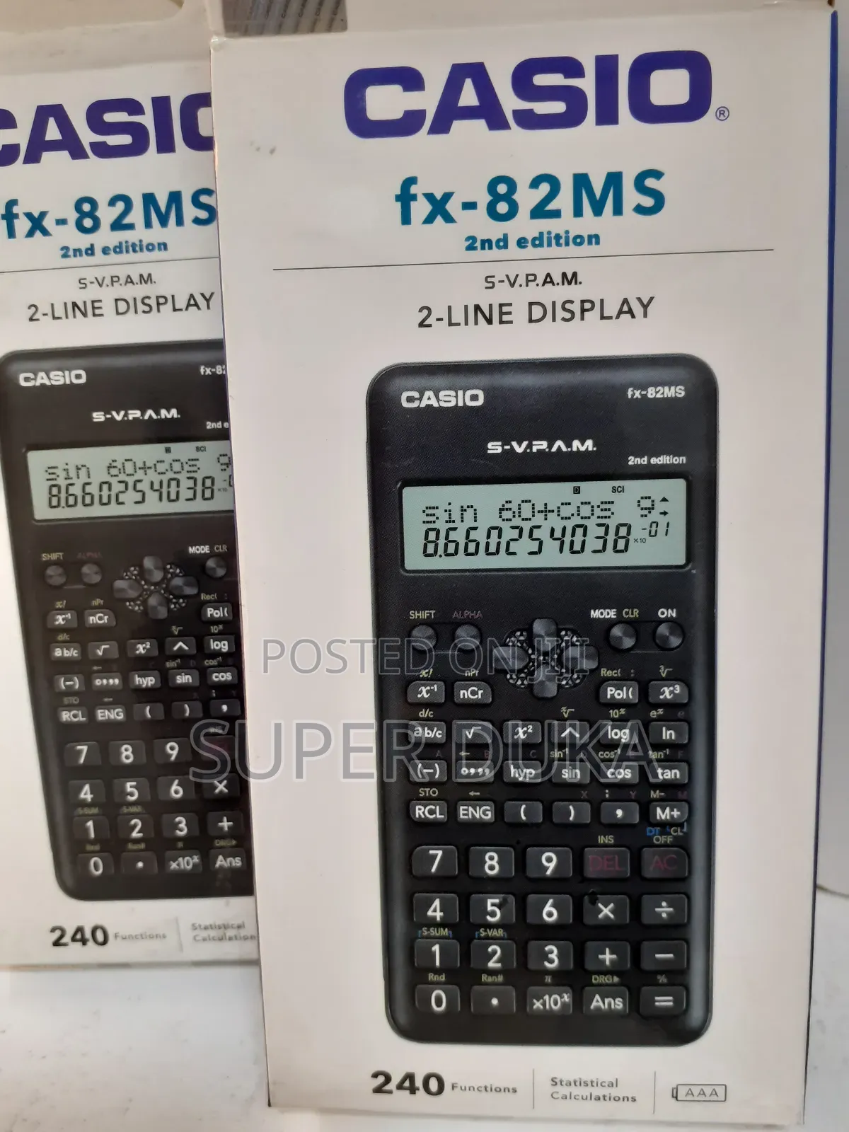 Calculator. Casio 2nd Edition Fx 82MS.
