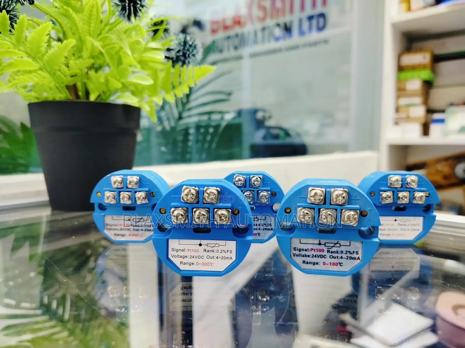 Temperature Pt100 Transmitter, 0-300°c 24V DC 4-20ma