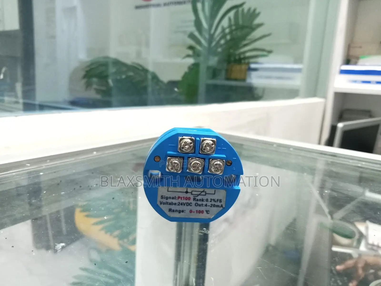 Temperature Pt100 Transmitter, 0-300°c 24V DC 4-20ma
