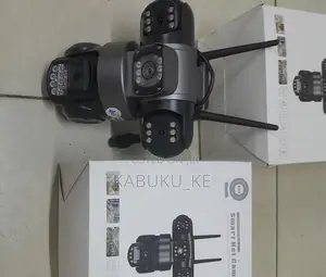 4G Simcard Triple Lens Wireless Dome PTZ Camera 3 Lenses