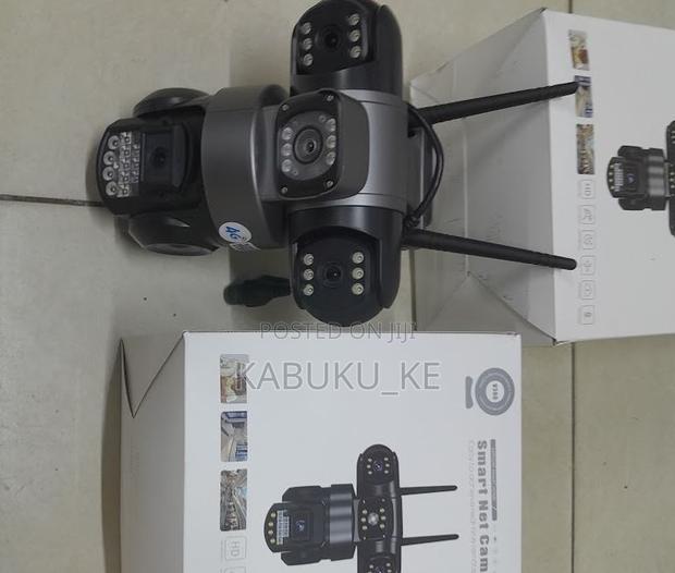 4G Simcard Triple Lens Wireless Dome PTZ Camera 3 Lenses