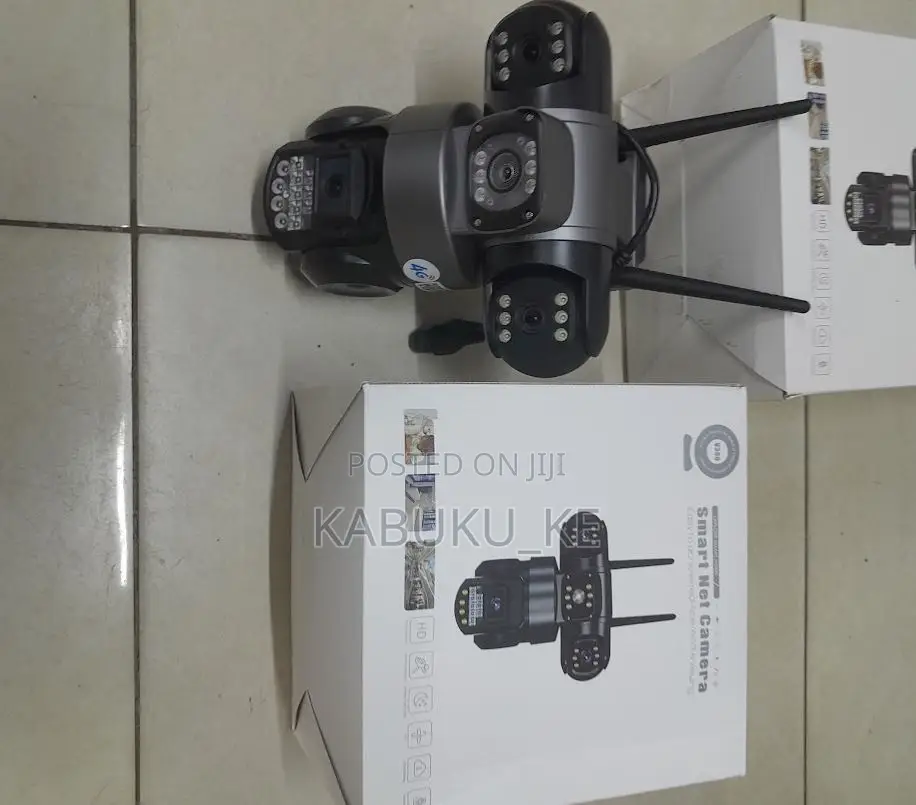 4G Triple Lens PTZ Camera Security CCTV Camera-3 LENSES