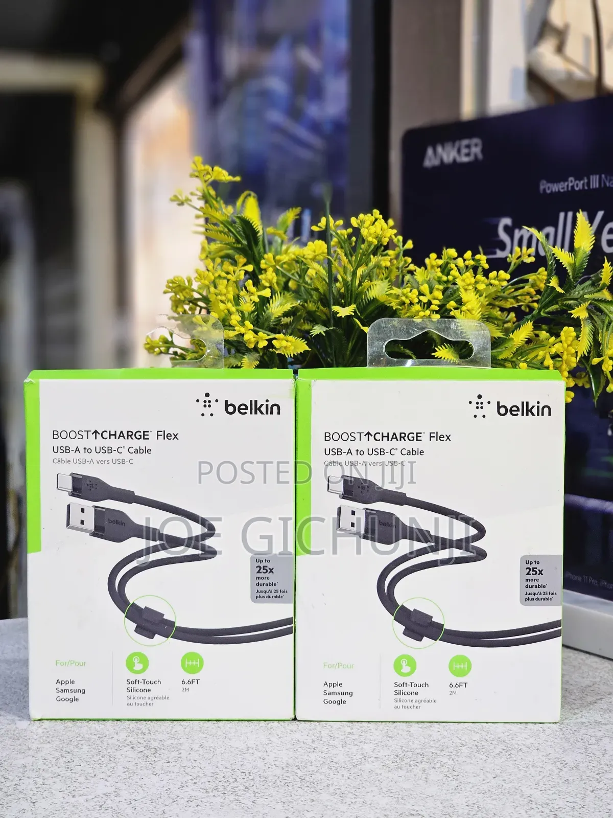 Boostcharge Pro Flex USB-A to USB-C Cable 15W