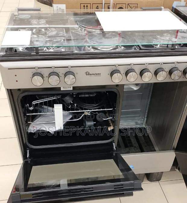 Ramtons 4G+2E 60X90 Silver Cooker- RF/496