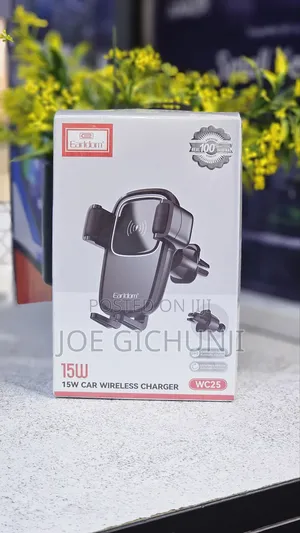 Earldom 15W Car Wireless Charger and Holder for Mobile Phone