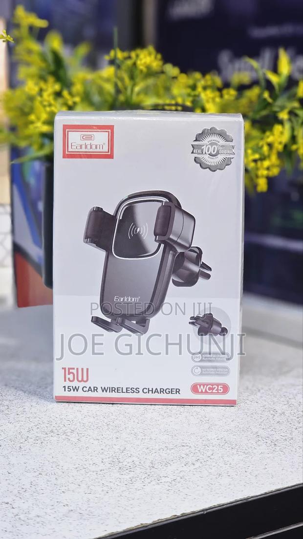 Earldom 15W Car Wireless Charger and Holder for Mobile Phone
