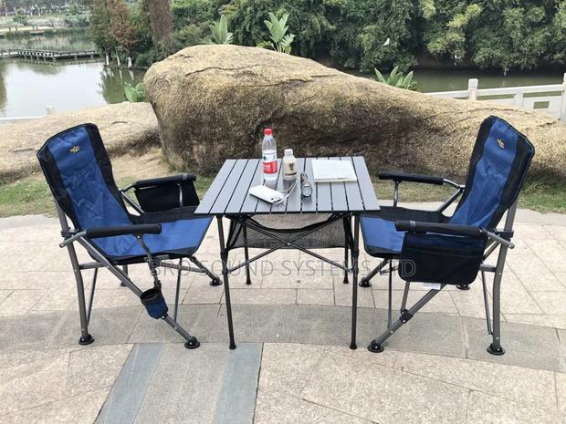 4pcs Quality Camping Seats, 1pc Table Set / Outdoor Activity - main view