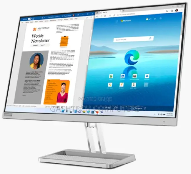 Lenovo L27i-40 27" FHD Monitor, Cloud Grey Color
