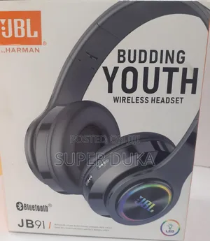 Headphones.Wireless JBL 91 Bluetooth Headset With Aux