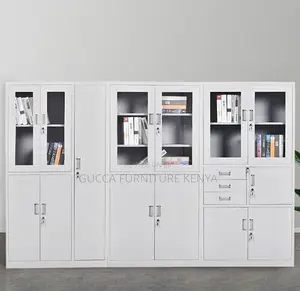 Cabinets:2-Door Credential Office Cabinet With Safe