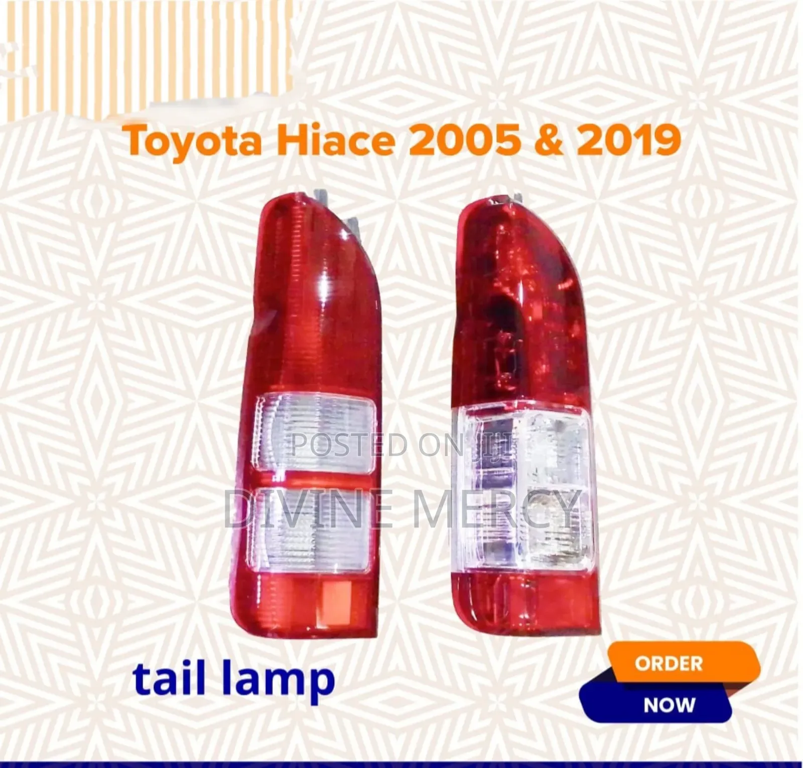Tail Light Lamp Hiace 2005/2019