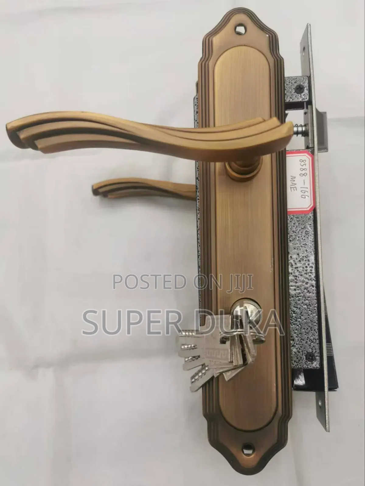 Door Lock Complete Set With Spare Keys.Rust Free Coffee