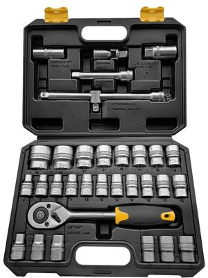 32pcs Socket Set 1/2 Inch Drive Socket Wrench - thumbnail 2