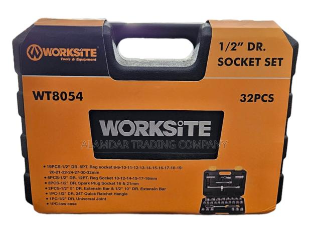 32pcs Socket Set 1/2 Inch Drive Socket Wrench - thumbnail 3