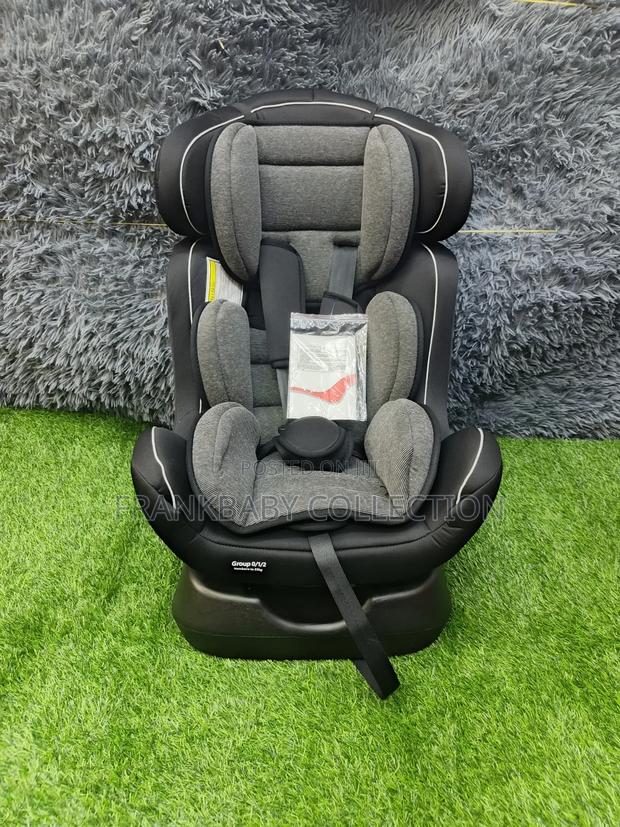 Portable Baby Carseat * Cool Baby Car Seat - Black Grey
