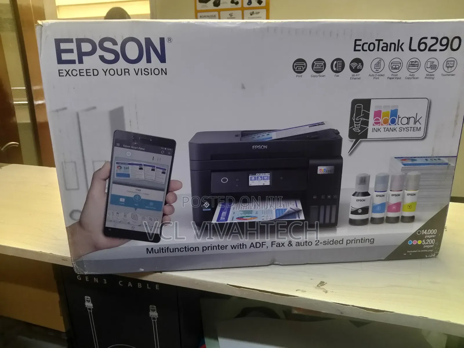 L6290 Epson Ethernet Wi-Fi Direct Printer