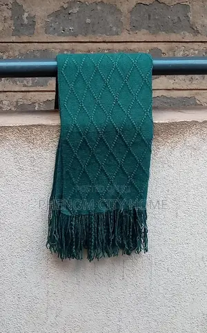 Emerald Green Decor Small Throwblanket