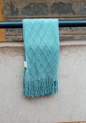 Emerald Green Decor Small Throwblanket