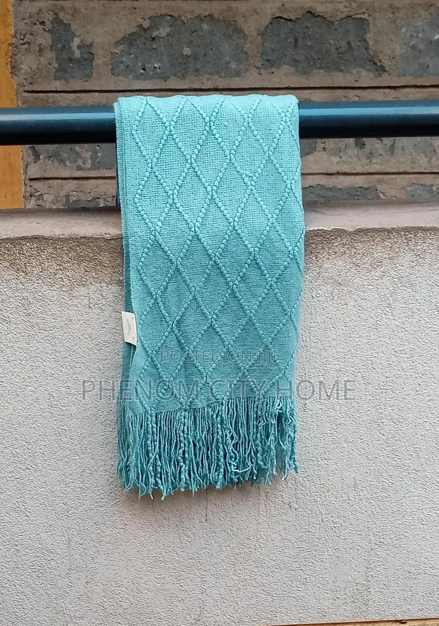 Emerald Green Decor Small Throwblanket