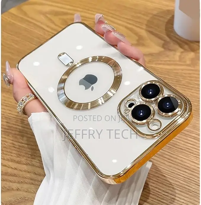 Magsafe Camera Lens Protection, Clear Luxury Soft Case