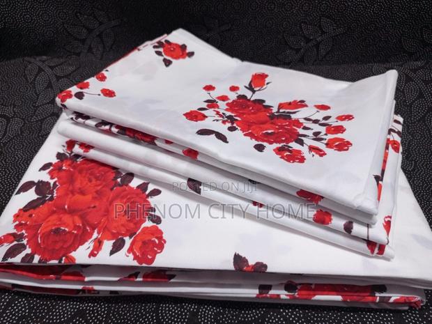 6pc Flowered Cotton Bedding Set - thumbnail 4