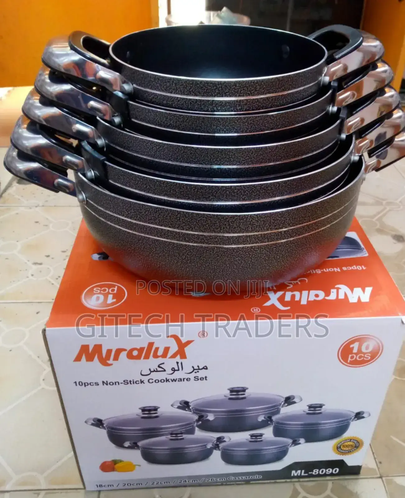 10pcs Non Stick Sufurias
