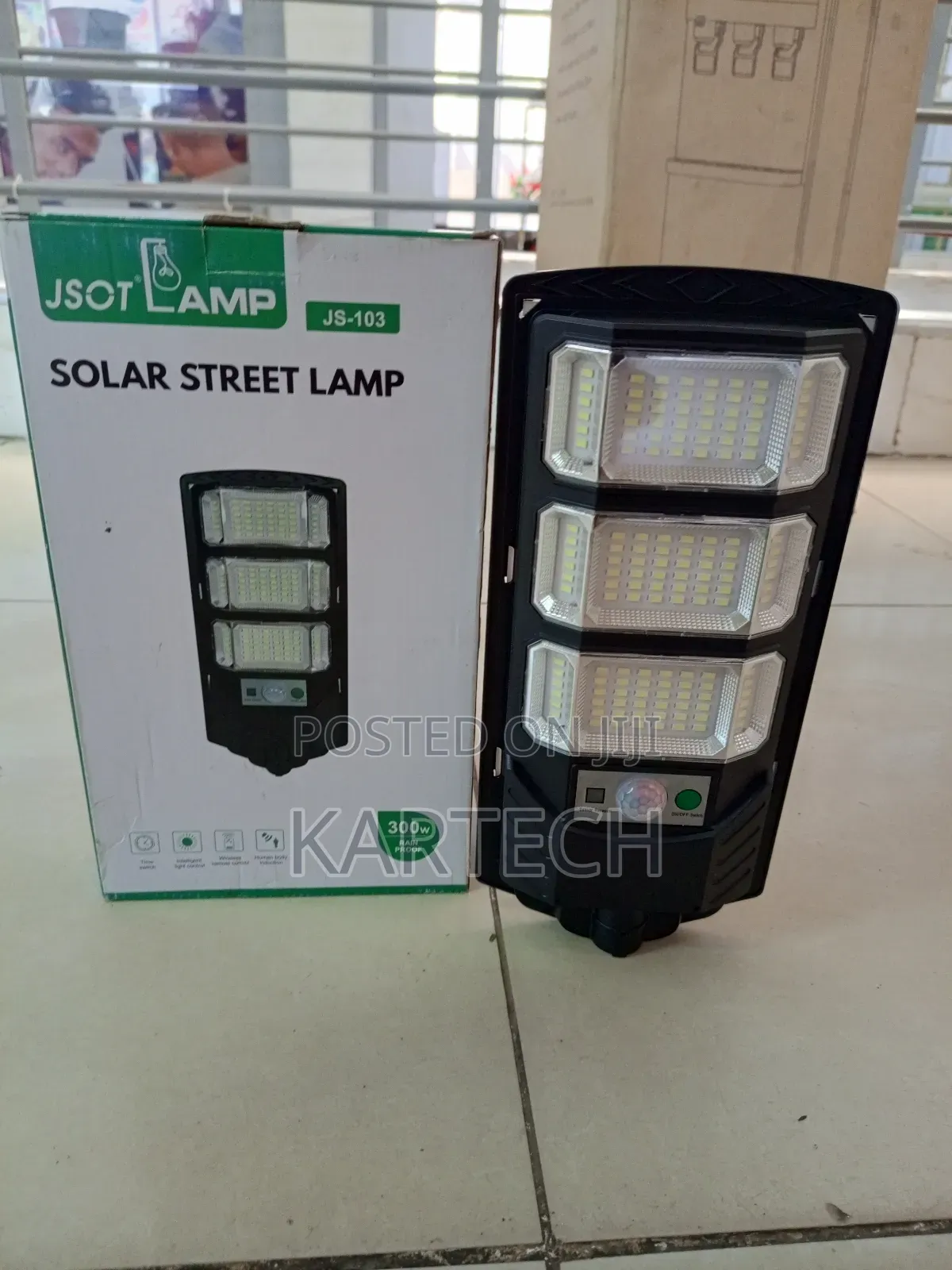 JSOT JS-103 300W Solar Street Lamp/Light