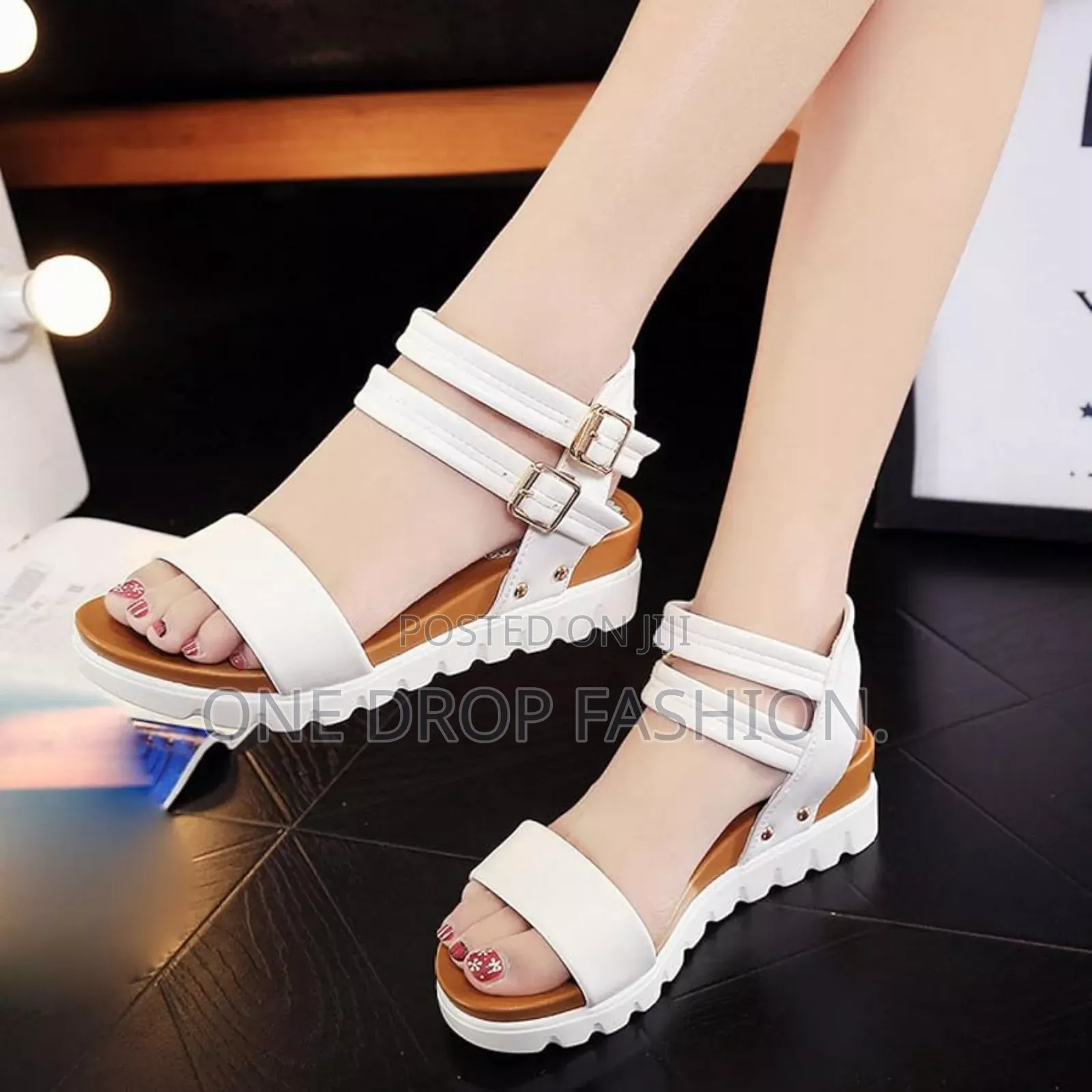 Open Strappy Wedge