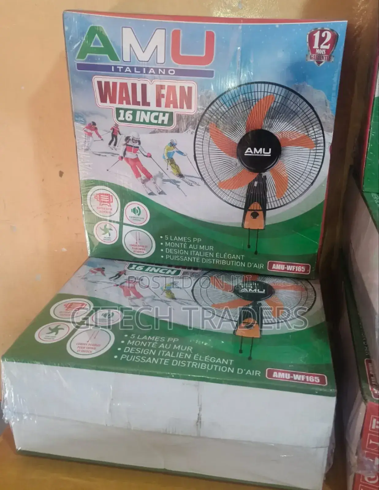 16 Inches Amu Italian Wall Fan