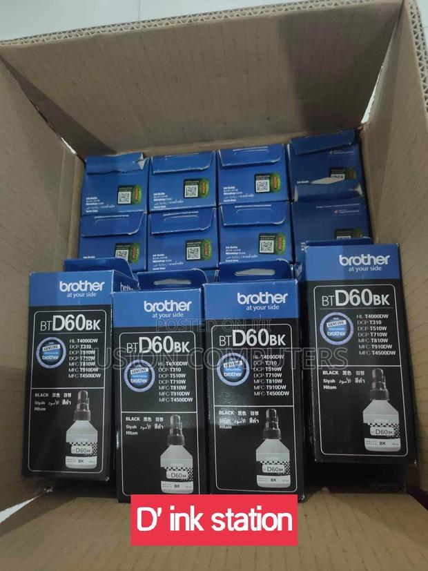 Brother Bt-D60 Bk Black Ink Bottle Original
