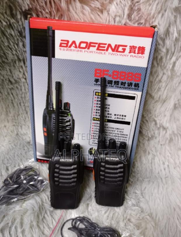 Baofeng 2 Pieces Bf-888s 3-5km Long Walkie Talkie Radio Call