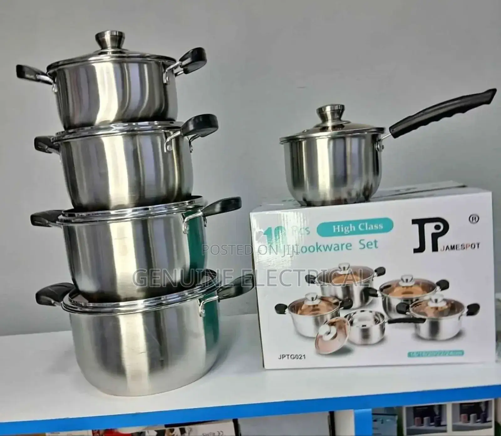 Brand New 10 Pieces Jp Stainless Cookware