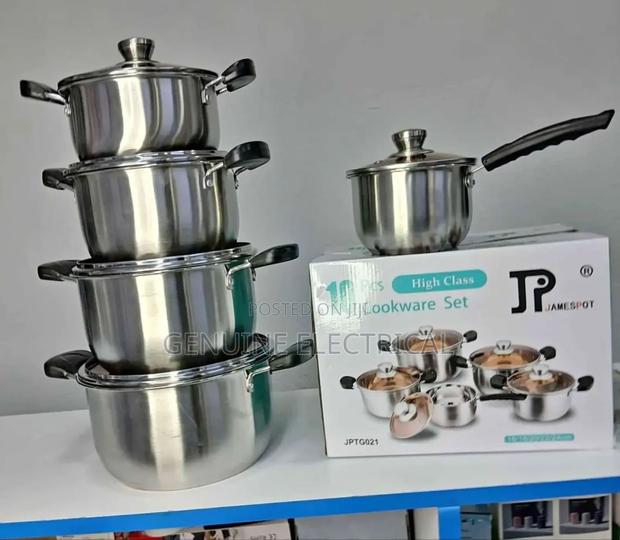 Brand New 10 Pieces Jp Stainless Cookware